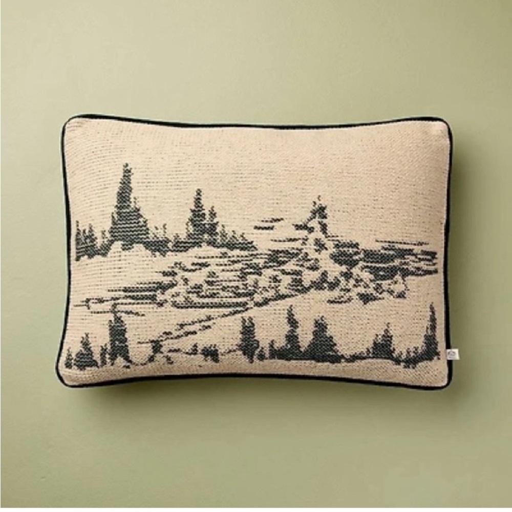 Hearth and Hand snowy icon lumbar pillow - Picture 2 of 5
